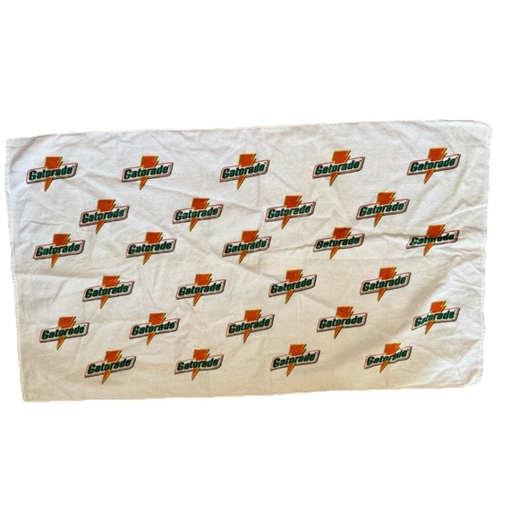 Vintage 90s Gatorade BoltTowel Cannon USA 40x21 Cotton Advertising NOS